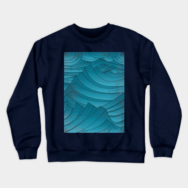 Waves Crewneck Sweatshirt by bulografik